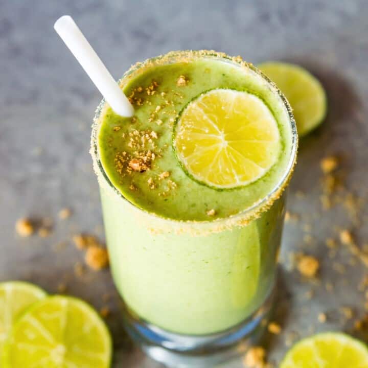 Key Lime Pie Smoothie Healthy High Protein Pure And Simple